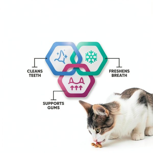 Virbac CET IntelliDent Cat Bites Dental Treats Chicken Flavor 90pcs-4
