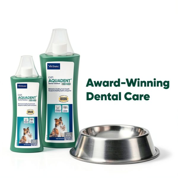 Virbac C.E.T. Aquadent Dental Solution for Dogs & Cats 500ml Sea Green-2