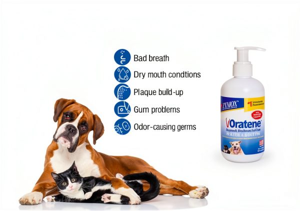 Pet King Brands ZYMOX Oratene Enzymatic Water Additive for Cats 8oz-1