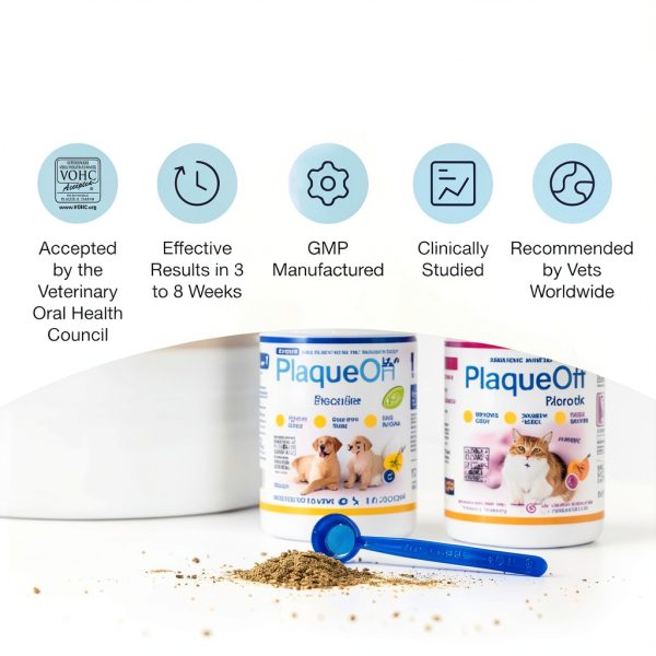 ProDen PlaqueOff Dental Powder for Cats and Dogs 180g Seaweed Breath-1